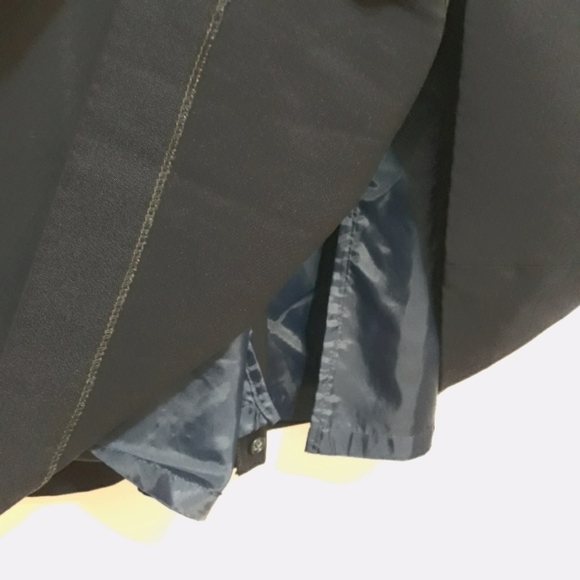 Alexander's Vintage Worsted Wool Lined Dark Blue Kkirt Size 34 - Picture 7 of 8